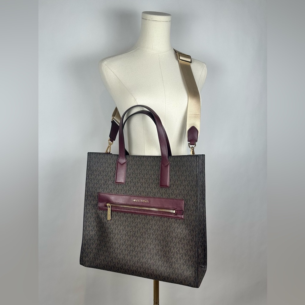 !!NWT!! MK Michael Kors Kenly Large Tote, Merlot, Style 35TOGY9T3B